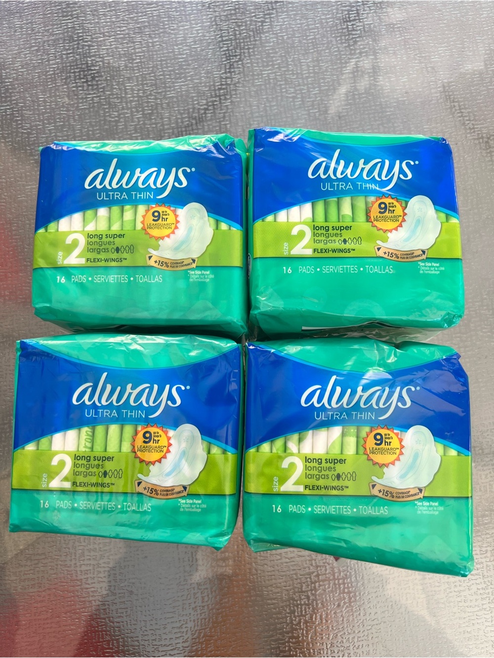 Always Ultra Thin Pads -(4 Pack)